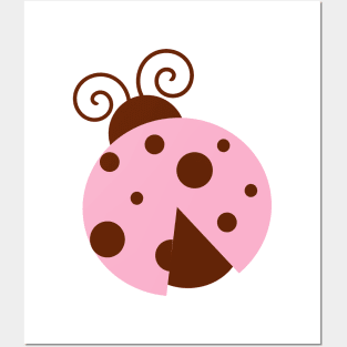 Ladybug, Pink Ladybug, Cute Ladybug, Ladybird Posters and Art